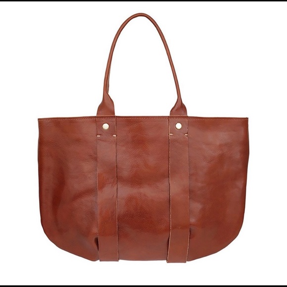 🤎Clare V. Tropezienne tote cognac/saddle leather - Picture 1 of 2